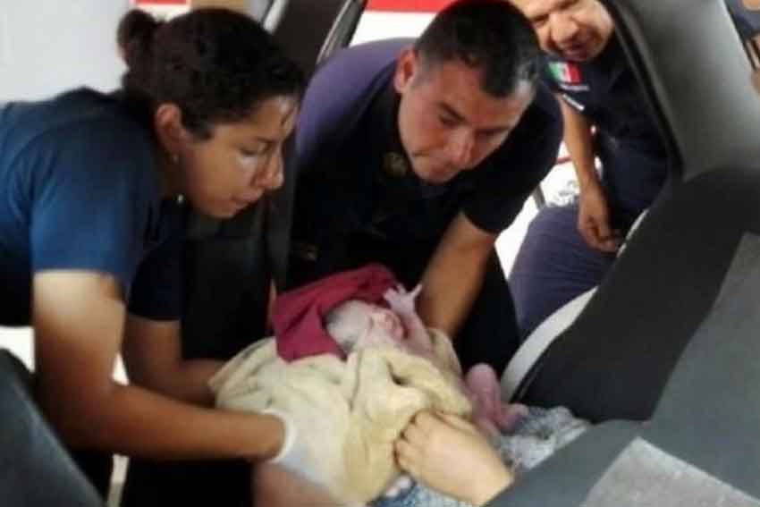 En estación de Bomberos de Nuevo León nace un bebé