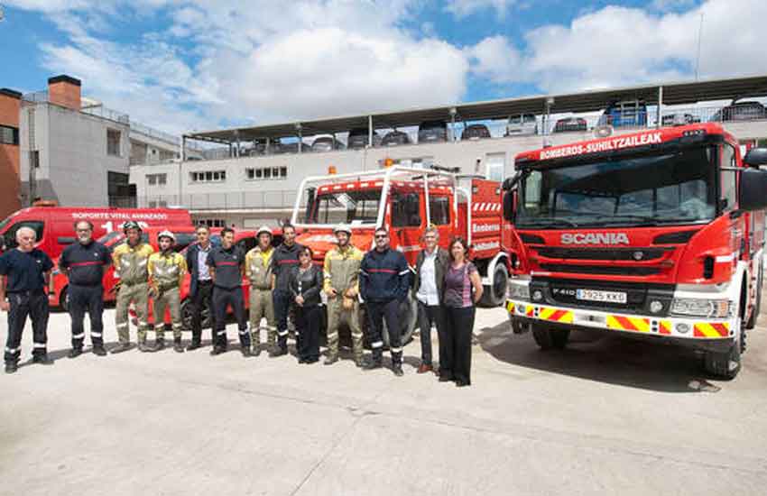 Seis nuevos vehículos para Bomberos de Navarro