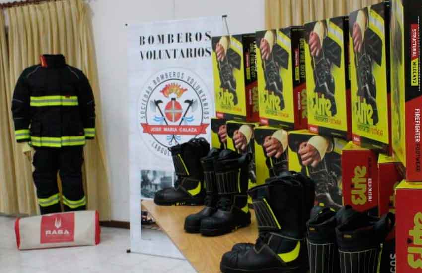 Bomberos Voluntarios de Laboulaye presentó nuevo equipamiento