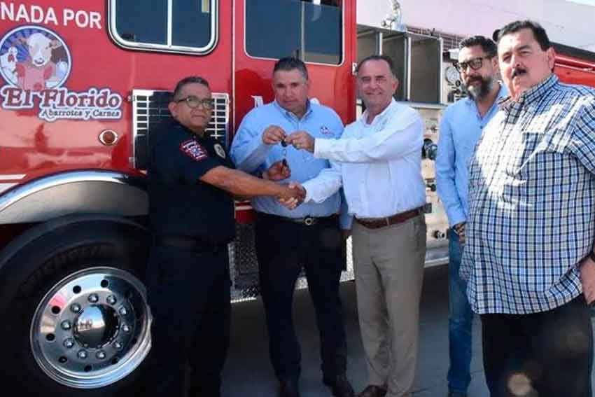 Empresas donan unidad nueva a Bomberos de Ensenada