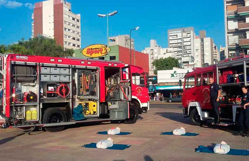 Los chicos podrán jugar a ser bomberos por un día