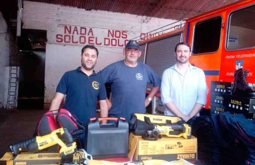 Nuevas herramientas para los Bomberos Voluntarios de Iguazú
