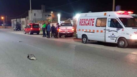 Camioneta de bomberos atropelló a un adolescente