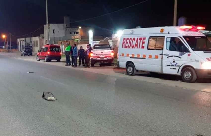 Camioneta de bomberos atropelló a un adolescente