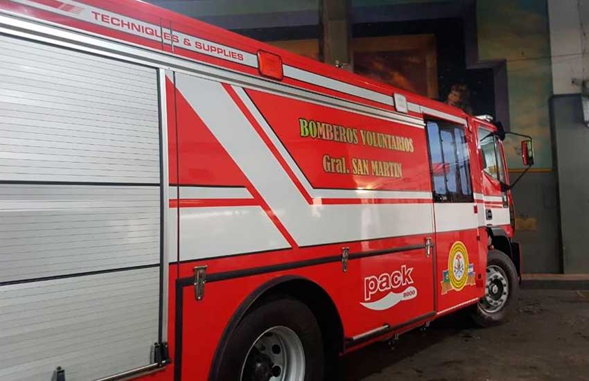 Nueva Unidad para Bomberos de San Martin