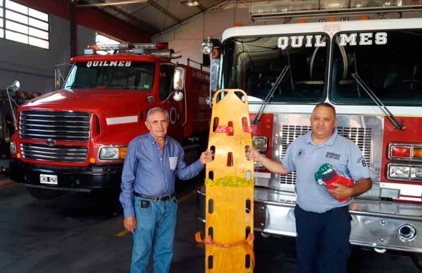 Rotary donó elementos al destacamento de Bomberos