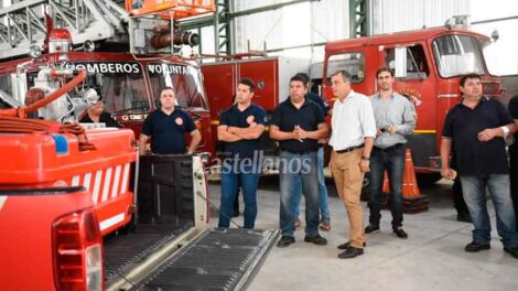 Entregaron el equipo de ataque rápido a Bomberos