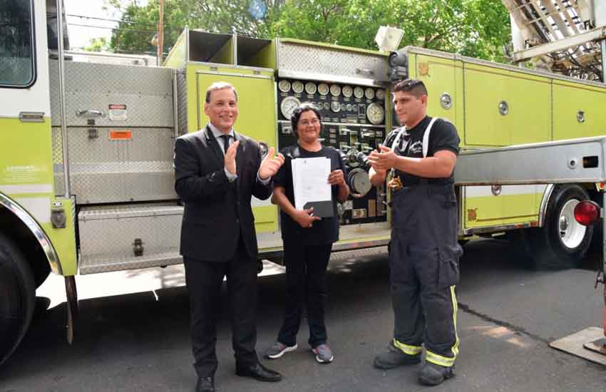 Nuevo camión para los Bomberos de la ciudad de San Luis