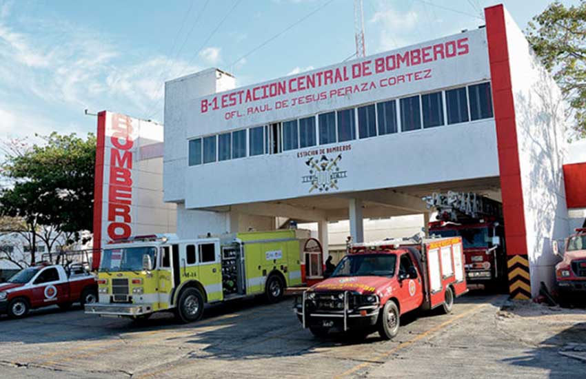 Crearán tres nuevas bases de bomberos en Cancún