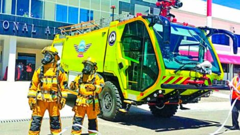 Aeropuerto de Alcantarí tiene carros de bomberos nuevos