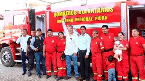 Bomberos de Bellavista con nueva cisterna contra incendios