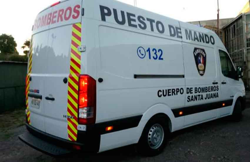 Bomberos de Santa Juana cuenta con nuevo puesto de mando