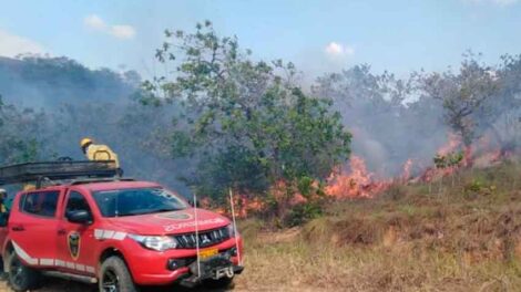 Bomberos de Vista Hermosa piden equipos para apagar incendios