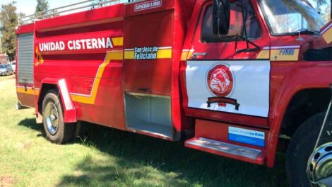 Nueva unidad para bomberos voluntarios de Feliciano