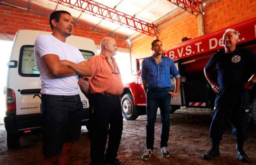 Avanza la obra del Destacamento de Bomberos de Mar del Tuyú