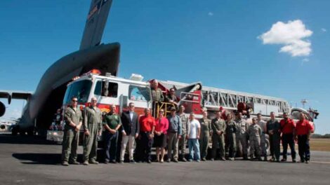 Estados Unidos dona camión a Bomberos de Managua
