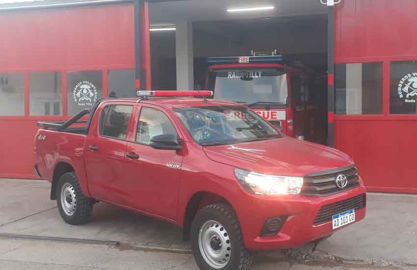 Bomberos de Rada Tilly cuenta con nuevo equipamiento