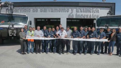 Aeropuerto de Los Cabos presenta moderna estación de Bomberos