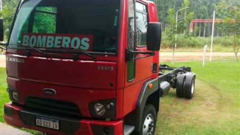 Bomberos Voluntarios de Mocoretá cuenta con una nueva unidad