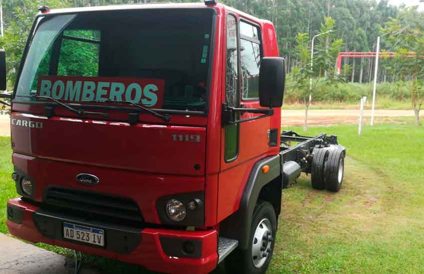 Bomberos Voluntarios de Mocoretá cuenta con una nueva unidad