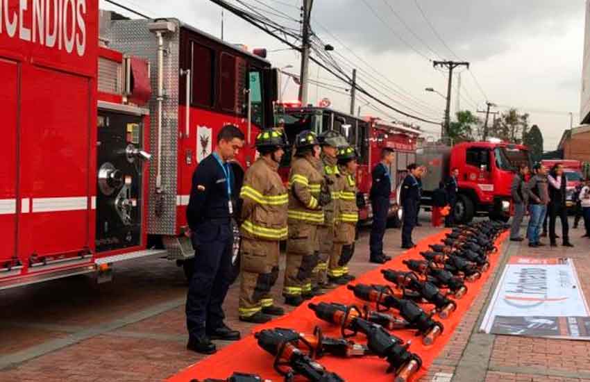 Nuevos equipos para el Cuerpo de Bomberos de Bogotá