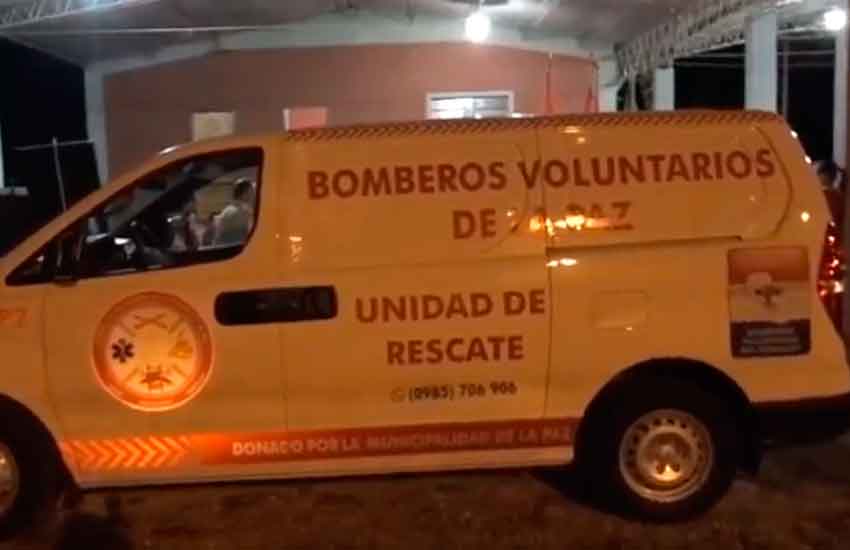 Moderna unidad para Bomberos Voluntarios de La Paz