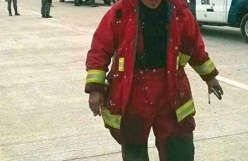 Fallece bombero durante combate a incendio