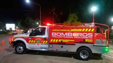 Nueva unidad de Bomberos voluntarios de Mocoreta 