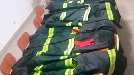 Bomberos Voluntarios de Crespo recibió indumentaria de Protección Personal