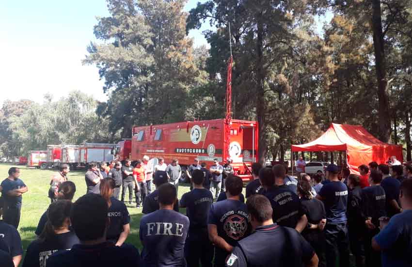 Más de 120 Bomberos Voluntarios participaron de una capacitación integral