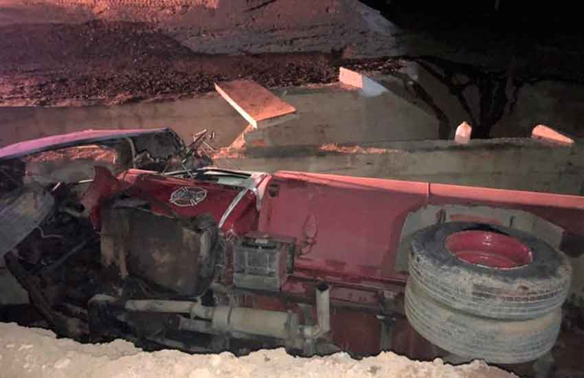 Detienen a sujeto que robó cisterna del Cuartel de Bomberos