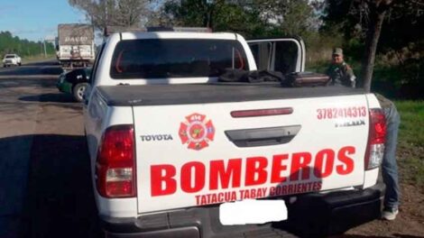 Encuentran al jefe de Bomberos de Tatacuá Tabay transportando drogas 