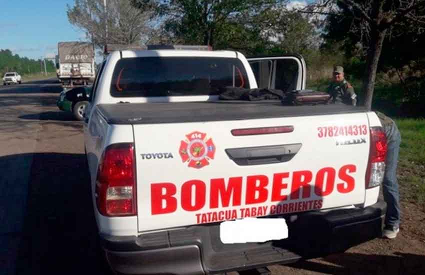 Encuentran al jefe de Bomberos de Tatacuá Tabay transportando drogas 