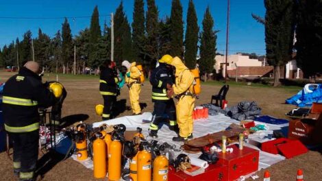 Bomberos se capacitaron este fin de semana en Rancul