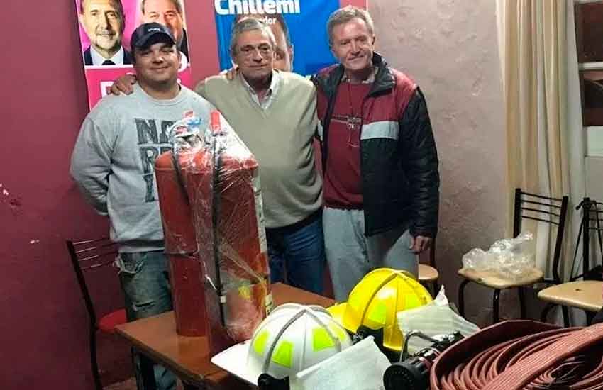 Bomberos Voluntarios de Maciel recibió las primeras donaciones