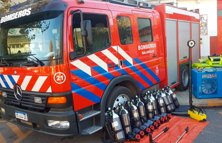 Nuevo equipamiento para Bomberos Voluntarios de Saladillo