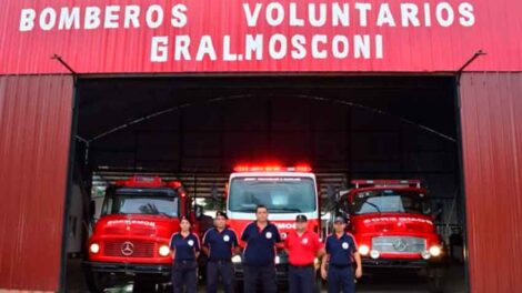 Inauguración del Nuevo Edificio de Bomberos de Mosconi