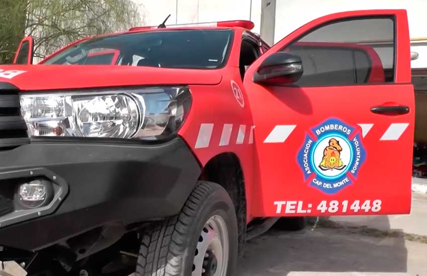 Nuevo Móvil para Bomberos de Capilla del Monte