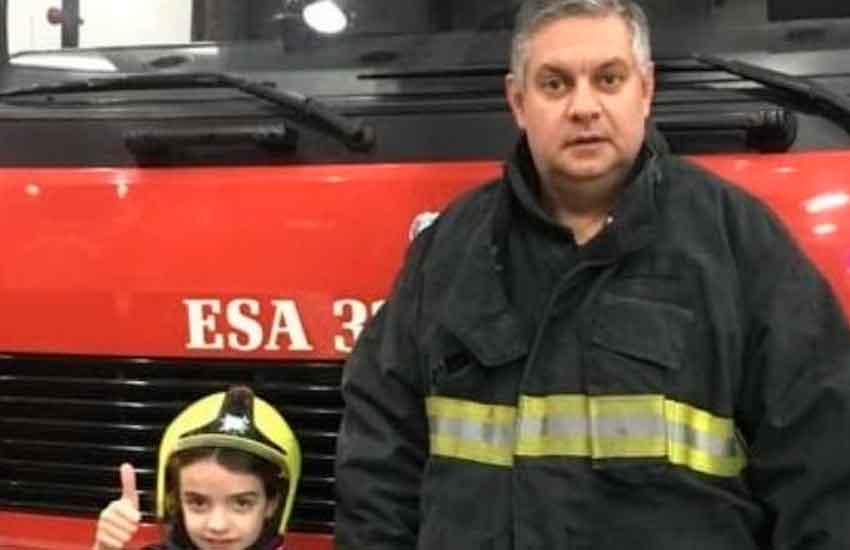 La historia del jefe de los bomberos de Lomas de Zamora