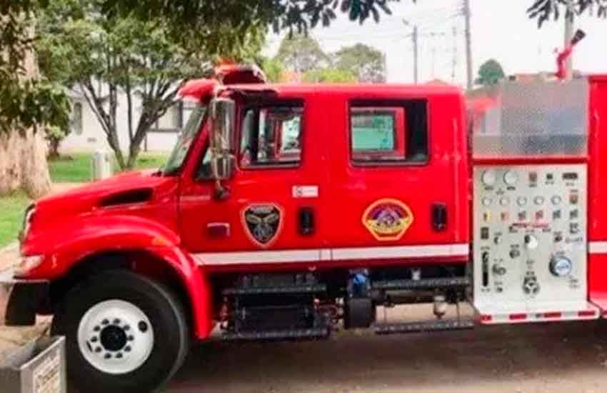 Nuevo vehículo para Bomberos Voluntarios de Neiva