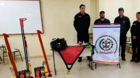 Nuevos equipos para Bomberos Voluntarios «Azules»