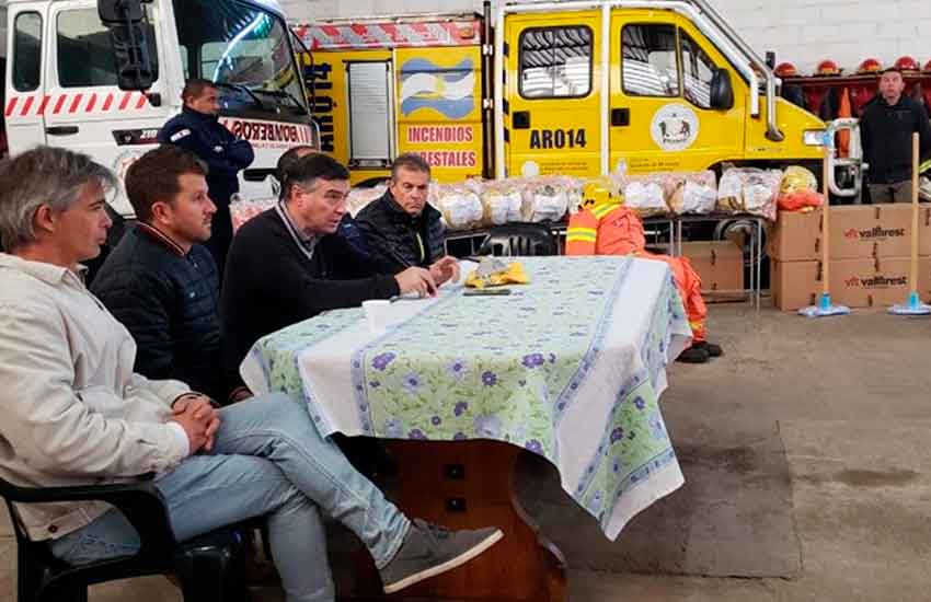 Bomberos de la Regional 7 recibieron nuevos equipamientos