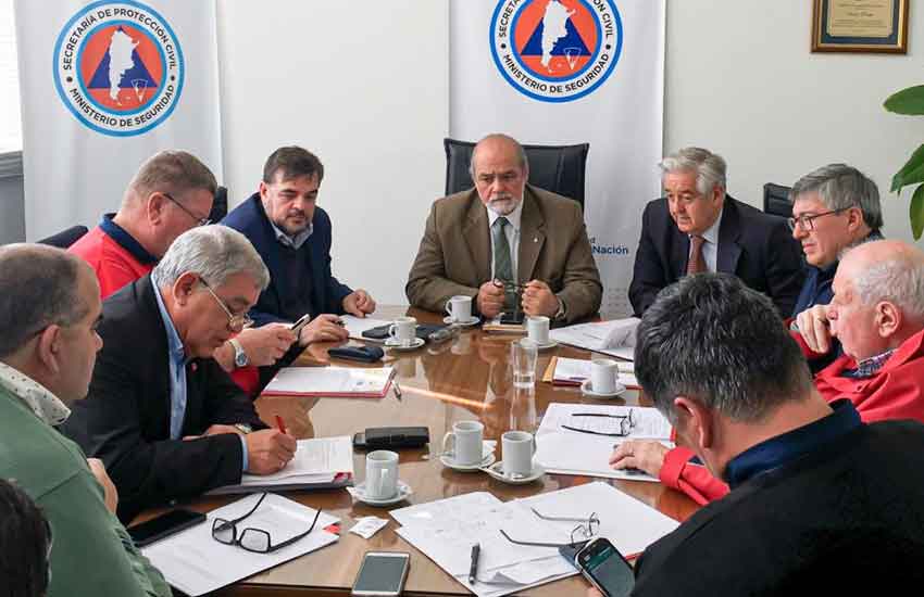 Nueva reunión de la Mesa de Trabajo de Bomberos Voluntarios