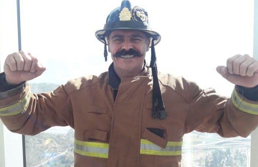 Bombero de Bernal premiado en competencia solidaria en Chile