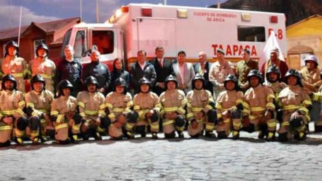 Estrenan primera Brigada de Bomberos de Parinacota