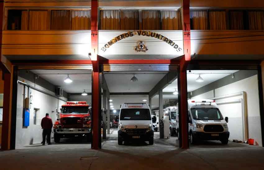 Bomberos de Gálvez inauguró el nuevo casino para el personal