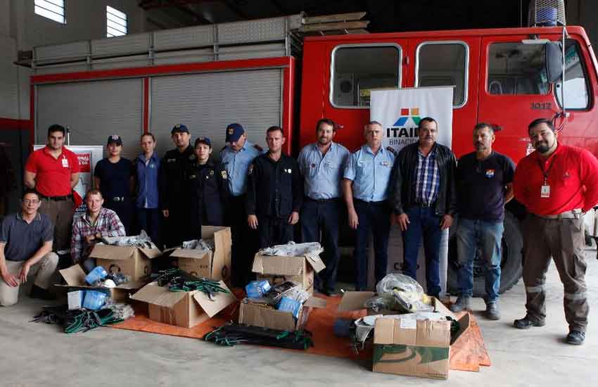 Bomberos del Chaco recibieron equipos para combatir incendios