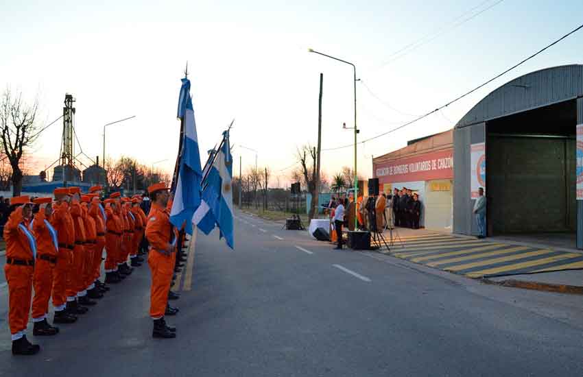 Bomberos Voluntarios de Chazón festejó su 10º Aniversario