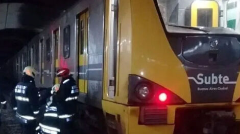 Bomberos realiza Rescate en las vías del subterráneo