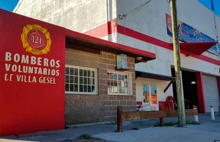 Robaron en el cuartel de bomberos de Villa Gesell